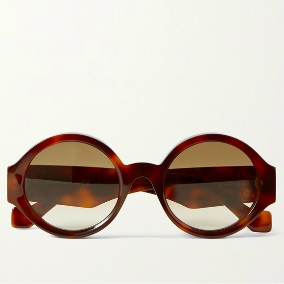 NIB LOEWE Story Round Frame Tortoiseshell Acetate Sunglasses - Picture 6 of 12